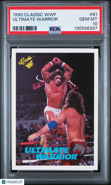 1990 Classic WWF Ultimate Warrior #61 PSA 10