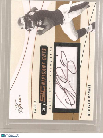 2004 Fleer Flair Significant Cuts Donovan Mcnabb #SIG-DM Base Set,Autograph