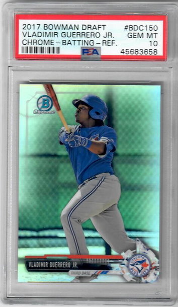 2017 Bowman Draft BDC150 Vladimir Guerrero Jr. Chrome-Batting-Refractor