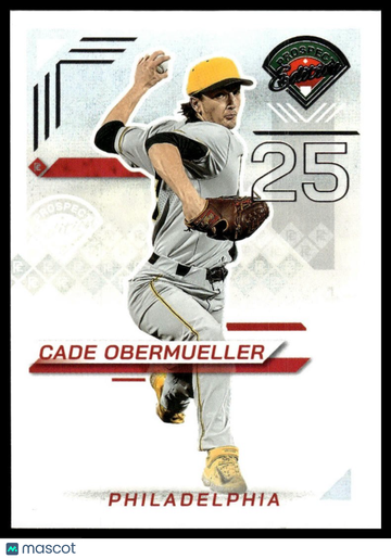 2025 Panini Prospect Edition Cade Obermueller #98