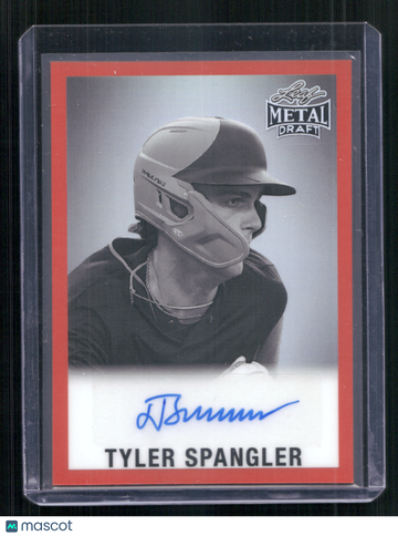 2026 Leaf Metal Draft 1960 Leaf Tyler Spangler #60L-TS1 1960 LEAF /25 AUTOGRAPHED