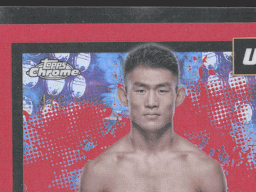 2024 Topps Chrome UFC Yadong Song Autographed Trading Card Red #FNA-SYA