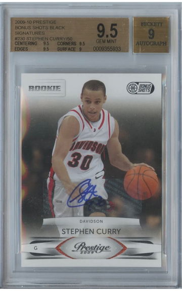 Steph Curry Bonus Shots black /50!