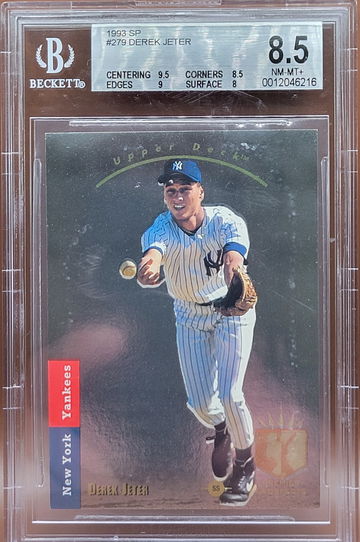 1993 SP Foil Derek Jeter #279 BGS 8.5