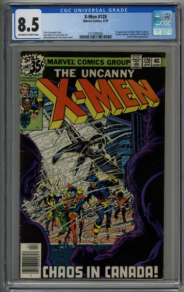 Uncanny X-Men 120 CGC 8.5 1st Alpha Flight
