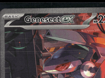 2025 Scarlet & Violet Black Bolt Genesect EX Etched Secret Rare SAR #169/86