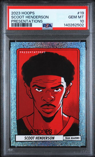 2023 Panini Hoops Presentations Scoot Henderson #19 PSA 10