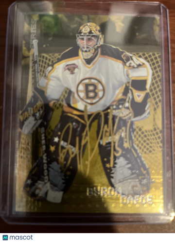 1999-00 In the Game Be A Player Millennium Signature Series - [Ba Byron Dafoe #23 Gold