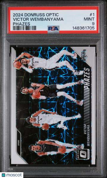 2024 Donruss Optic Victor Wembanyama #1 Phazes PSA 9