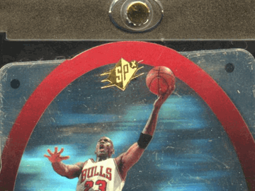 1996 Upper Deck SPx Michael Jordan Chicago Bulls #8 NBA Basketball Trading Card