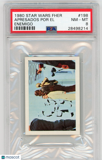 1980 Star Wars Fher Apresados Por El Enemigo #198 PSA 8