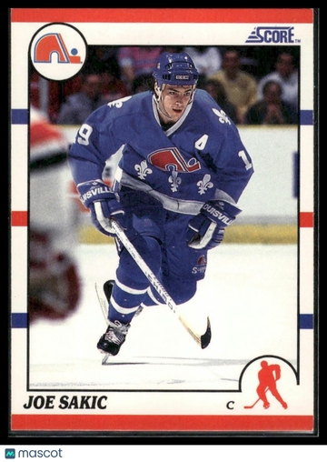 1990-91 Score Canadian Joe Sakic #8