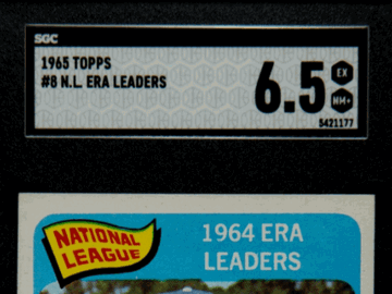 1965 Topps N. L. Era Leaders #8 SGC 6.5