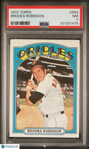 1972 Topps Brooks Robinson #550 PSA 7