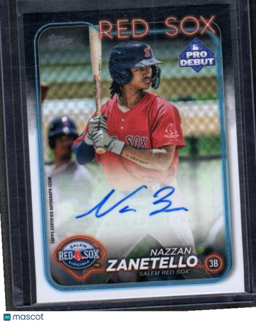 2024 Topps Pro Debut Nazzan Zanetello #PD-174 Autographs AU