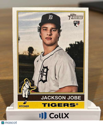 2025 Topps Heritage Jackson Jobe #389