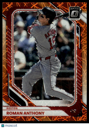 2026 Donruss Roman Anthony #61 Optic Orange Velocity RC