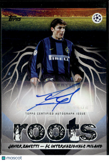 2026 Topps UEFA Champions League Roots Javier Zanetti #RA-JZ