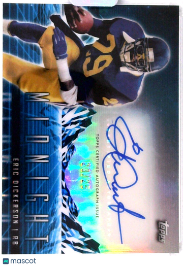 2024 Topps Midnight Football Horizon Signatures Eric Dickerson #HZS-ED /25