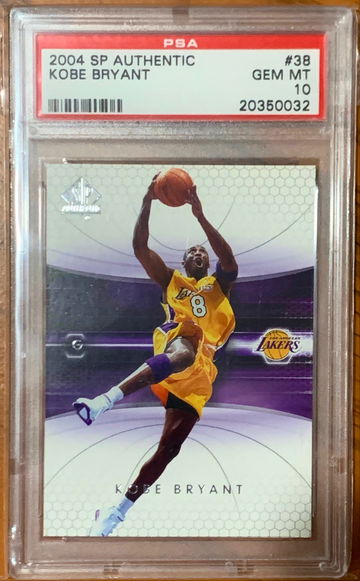2004 SP Authentic Kobe Bryant #38 PSA 10 GEM MINT - Lakers