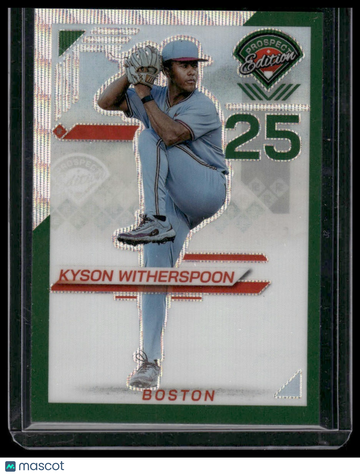 2025 Panini Prospect Edition Prizm Kyson Witherspoon #84 Green /75