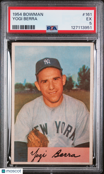 1954 Bowman Yogi Berra #161 PSA 5