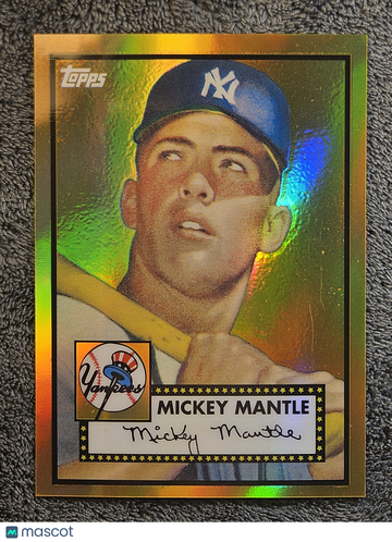 2008 Topps Mickey Mantle Story Mickey Mantle #MMR-52 Gold Refractor