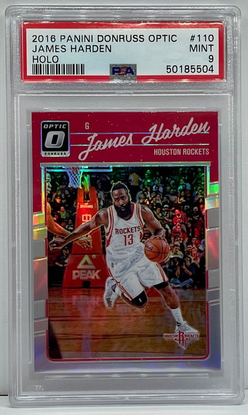 2016 Optic Holo James Harden PSA 9