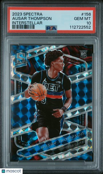 2023 Panini Spectra Ausar Thompson #156 Interstellar PSA 10