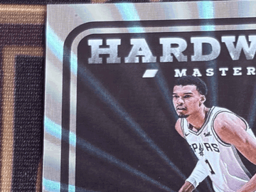 2024-25 Donruss Victor Wembanyama #1 Hardwood Masters Holo Laser SN