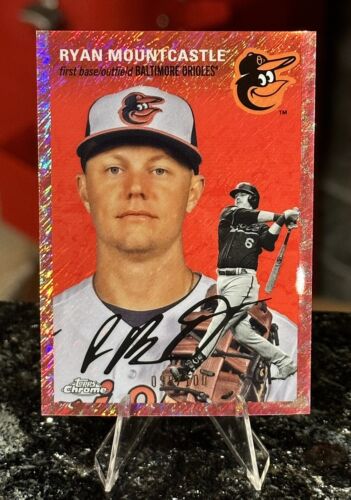 2023 Topps Chrome Platinum RYAN MOUNTCASTLE #/100 FUCHSIA REFRACTOR SP Orioles