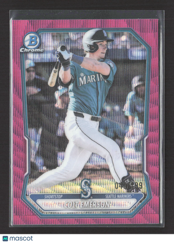 2024 Bowman Chrome Colt Emerson #BCP-108 Pink Wave Refractor /16.