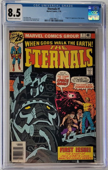 Eternals #1 CGC 8.5 Origin and 1st Appearance of the Eternals