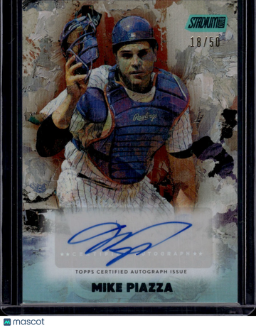 2025 Topps Stadium Club Mike Piazza #AA-MP Abstract Autograph /50