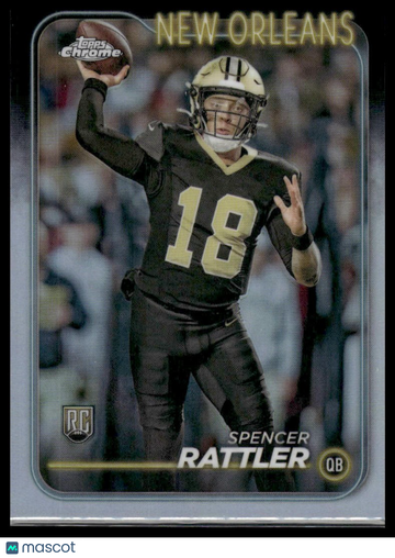 2024 Topps Chrome Spencer Rattler #213 Refractor RC