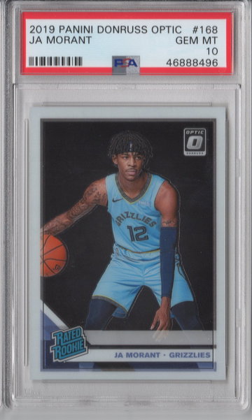 2019 Optic Ja Morant PSA 10
