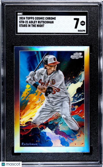 2024 Topps Cosmic Chrome Adley Rutschman #STN-21 Stars In The Night SGC 7