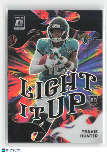 2025 Donruss Optic Travis Hunter #4 Light It Up Black Pandora /149 SN