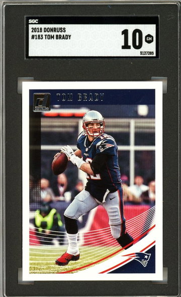 Tom Brady 2018 Donruss SGC 10 Gem Mint