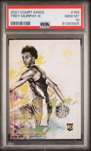 2021-22 Panini Court Kings Trey Murphy III SP Rookie #183 PSA 10 Gem Mint