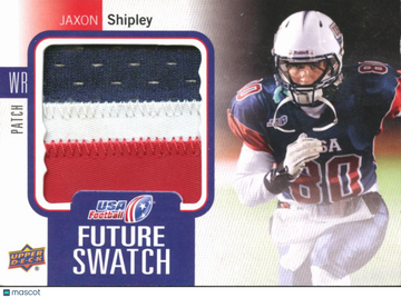 Jaxon Shipley 2012 Upper Deck USA Football Future Swatch Patch Memorabilia USA Football