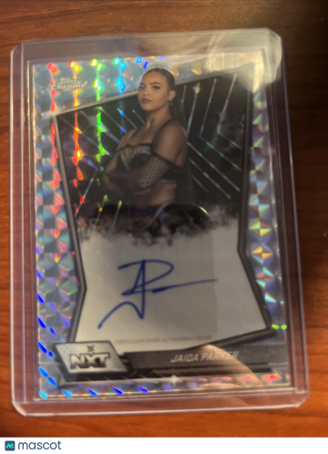 2026 Topps Chrome WWE Jaida Parker #NXT-JAI Geometric Refractor Autograph Short Print Parallel/Variety Insert Topps