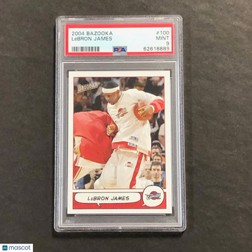 2004 Bazooka LeBron James #100 PSA 9