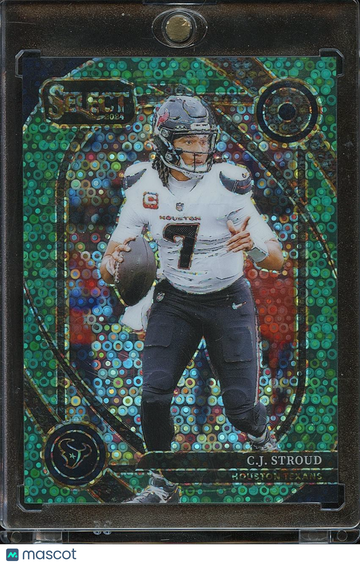 2024 C. J. Stroud Green Prizm Panini Authentic