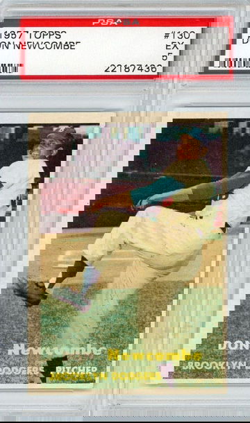 1957 Topps Don Newcombe #130 PSA 5 P1309