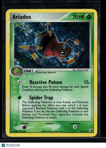 Pokemon 2005 EX Unseen Forces Ariados #2/115