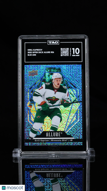 2022-23 Upper Deck Allure Kirill Kaprizov
 #26 Blue Line /35 TAG 10