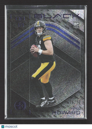 2025 Panini Black Football Will Howard #130 /50 RC