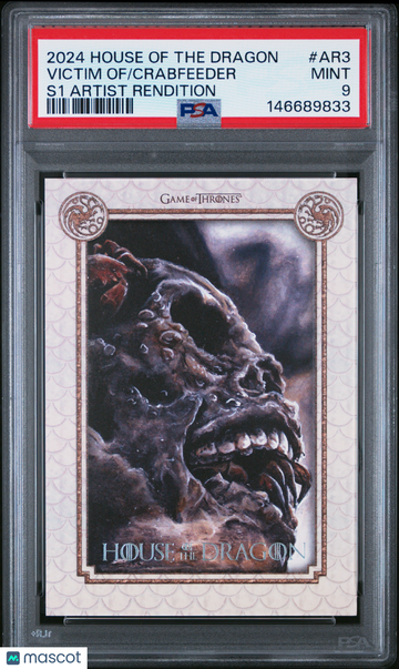 2024 Rittenhouse House Of The Dragon Season One Artist Rendition Crabfeeder Victim Of #AR3 PSA 9
