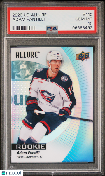 2023-24 Upper Deck Allure Adam Fantilli #110 Rookie PSA 10